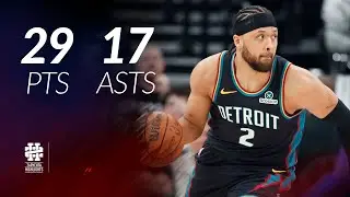 Cade Cunningham 29 pts 17 asts vs Jazz 25/26 season