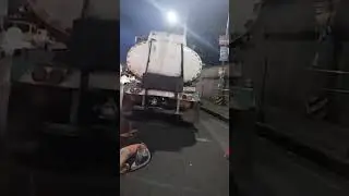 flammable tanker broke down #thehighway #flammable #truck #tank #viralvideo #shorts