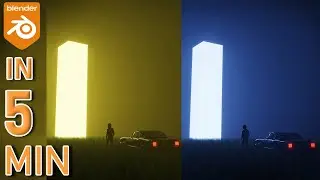 Create an Atmospheric Scene in 5 mins || Blender 3.0