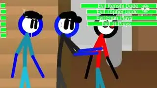 (Topher Dudes) Dase Team with healthbars final battle