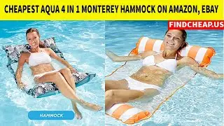 Cheapest Aqua 4 in 1 Monterey Hammock,Inflatable Pool Float | Findcheap.us