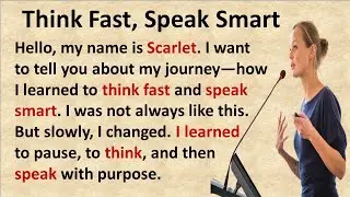 Think Fast, Speak Smart | Improve English Through Story | Graded Reader