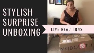 LIVE UNBOXING MODCLOTH - Stylish Surprise First Reactions