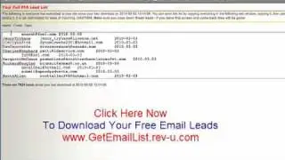 Download Fresh Bulk Email List Everyday