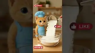 🎉🐾Ginger Cat Cooks Crumble Cookie! The Most Irresistible Dessert Recipe!🎉🐾 #foodlovers