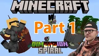 Minecraft: Dimension Spiral Part 1 - THE OVERWORLD (Parkour Map)