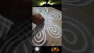 Easy Padi kolam  / Simple Star Kolam / Daily Kolam #kolam  #dialyrangoli #starpadikolam#shorts