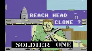 Soldier One: rare & less-known BEACH HEAD game on C64!