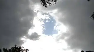 WOW MUST SEE!! Alien Face Appears In The Clouds Right Before My Eyes!