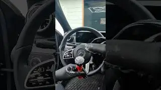 Steering Wheel Makeover &ndash; Mercedes ASMR Detail. #asmr #automobile #carcleaning #detailing #wheelwash