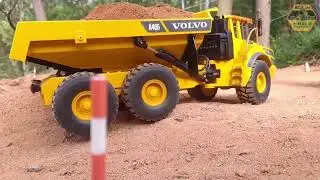 Mini Escavadeira Rc x Volvo E591 na Mineradora