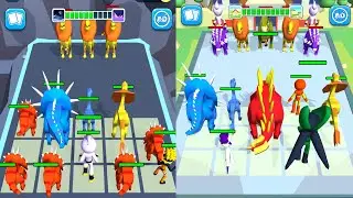 Merge Superhero Master Battle - Dinosaur 🦕 vs Superhero, Android Game Battle Merge, Gameplay