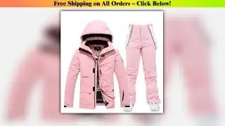 Men and Women Fashion Snow Suit, Winter Clothes Ski, Snow Ski Jacket and Pant Sets, Snowboarding