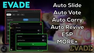 [🐝 BEST] Evade | No Keys - Auto Slide, Auto Carry, Auto Revive, More+