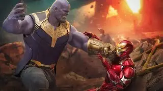 Marvel Avengers Game Ironman Capital America Spiderman Won The Fight With Thenos 