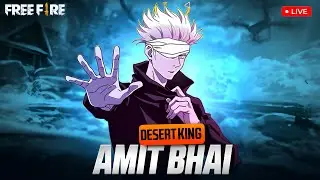 Live Day 129 /365  🔴 Amit bhai Live streaming- Headshot Gameplay Free Fire Youtube Live challenge