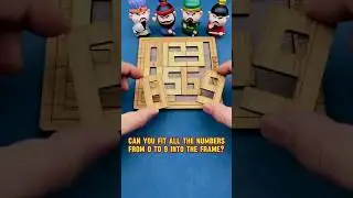 Can you fit all the numbers from 0 to 9 into the frame? #puzzle #iq #iqtest #shorts