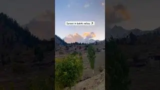 Beautiful sunset in bakht valley ||#mountains #sunset #wildness #travel #fypシ #nature #shortsfeed
