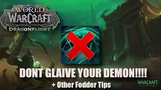 DONT GLAIVE YOUR DEMON! || Havoc Demon Hunter Fodder Dragonflight Guide!