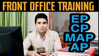 Front Office Interview Questions | Full form of EP, CP, MAP, AP | EP, CP, MAP, AP PLAN | Bimal Saw