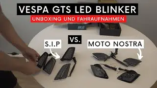 Vespa GTS LED Blinker – Moto Nostra vs. SIP Blinker | Unboxing und Vergleich
