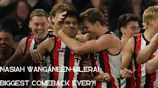 NASIAH WANGANEEN-MILERA STUNS AFL WORLD | BIGGEST COMEBACK IN HISTORY?! | AFL ROUND 20