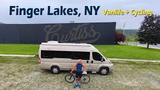 Finger Lakes Vanlife & Tough Rides | Keuka Lake Loop, Gravel Climb & Harvest Hosts