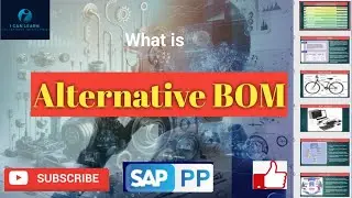 Day 23 - What is Alternative BOM SAP PP | Create SAP PP alternate BOM | SAP PP Master Data - BOM