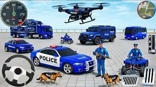 🚨 Police Car Chase Simulator 3D Game - Real Cop Cars Driving Simulator 2025 - Android Gameplay