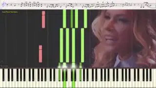 Julia Samoylova - Flame Is Burning (Russia) (Ноты и Видеоурок для фортепиано) (piano cover)