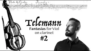 Telemann Fantasia No. 2 basset horn in F
