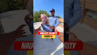 Naughty security guard 😱😂 #rishabhfreerun#parkour#barbie#doll#naughty#shorts#escape#shorts