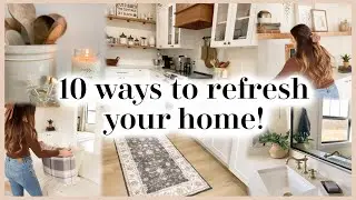 HOW TO REFRESH YOUR HOME FOR THE NEW YEAR | 10 SIMPLE WAYS!