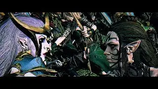 Witch Elves Vs. Wardancers Epic Battle! (Cinematic Battle) Total War: Warhammer 2