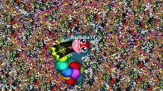 OMG ! KING RAINBOA TELIPORT TO EAT HILARIOUS SNAKES FOOD HERE 🐍 BEST EPIC SNAKEIO GAMEPLAY 🐍 #games