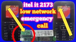 Itel it 2173 Low Network Emergency Call || Itel it 2173 No Network  Problem Solution