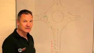 Learn to Ride A Motorcycle Properly - How to go straight ahead safely and correctly at a Roundabout