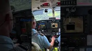 Landing on a 9% Sloped Mountain #bushpilot #aviation #landing