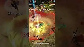Greataxe Charge Combo Triple Kill | OPR | New World #shorts