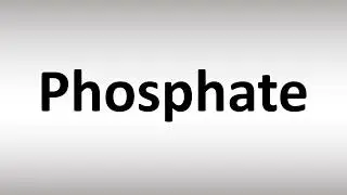 How to Pronounce Phosphate