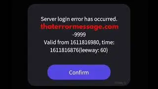 Server login error -9999 (Into Universe)