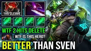 This HERO Is Better Than Sven - WTF 2 Hits Delete Support 1v5 Cleave Solo Mid Underlord Dota 2