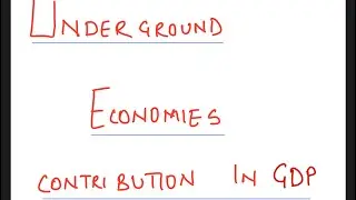 Underground Economies| Parallel Economies| Black Economy| Share in GDP | Blanchard| Macroeconomics