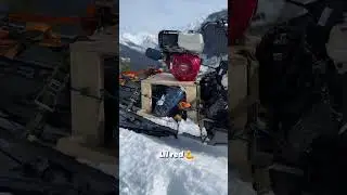lil red in salmon  #skidoo #snow #sled #bak40 #bak40recovery #recovery  #throwback