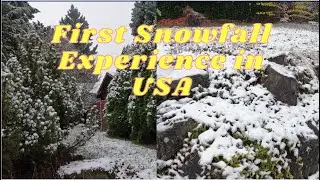 Winter Wonderland || First Snowfall Experience || Seattle #usa #blessed