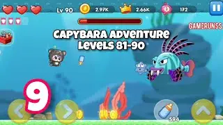 Capybara World Adventure - Gameplay Walkthrough Android Part 9 - Levels 81-90