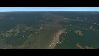 633.1 Luena (FNUE), Angola southeast over Zambia towards the Kafue Reservoir