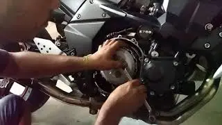 Trocando os discos da z750 kawasaki