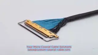 Precision-Crafted Micro Coaxial endoscope micro-coax cable for CoaXPress machine vision wiring harne