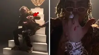 ALL BAD | Lil Pump Gets Bit By A Snake On His Music Video Set